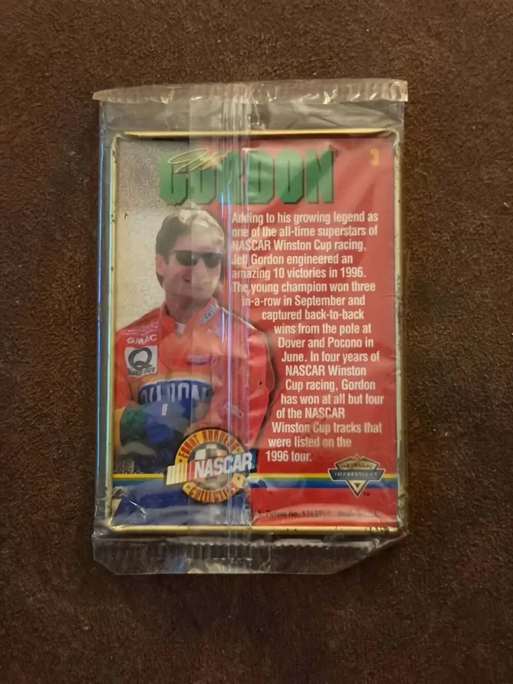 Metallic Impressions jeff gordon